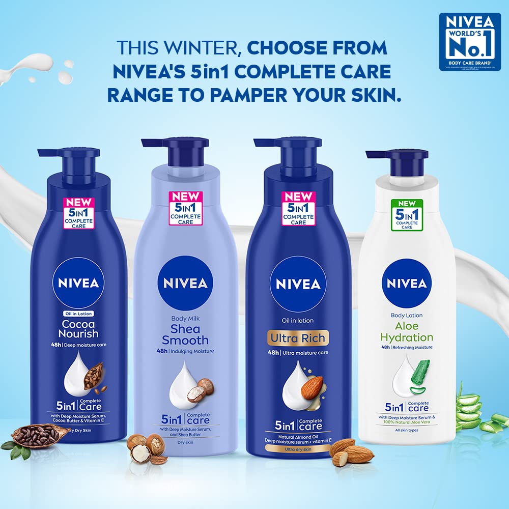 Foto 6 pulgar | Leche Corporal Nivea  Loción Nutritiva Richly Caring  400 Ml  Muy Seca - Venta Internacional.