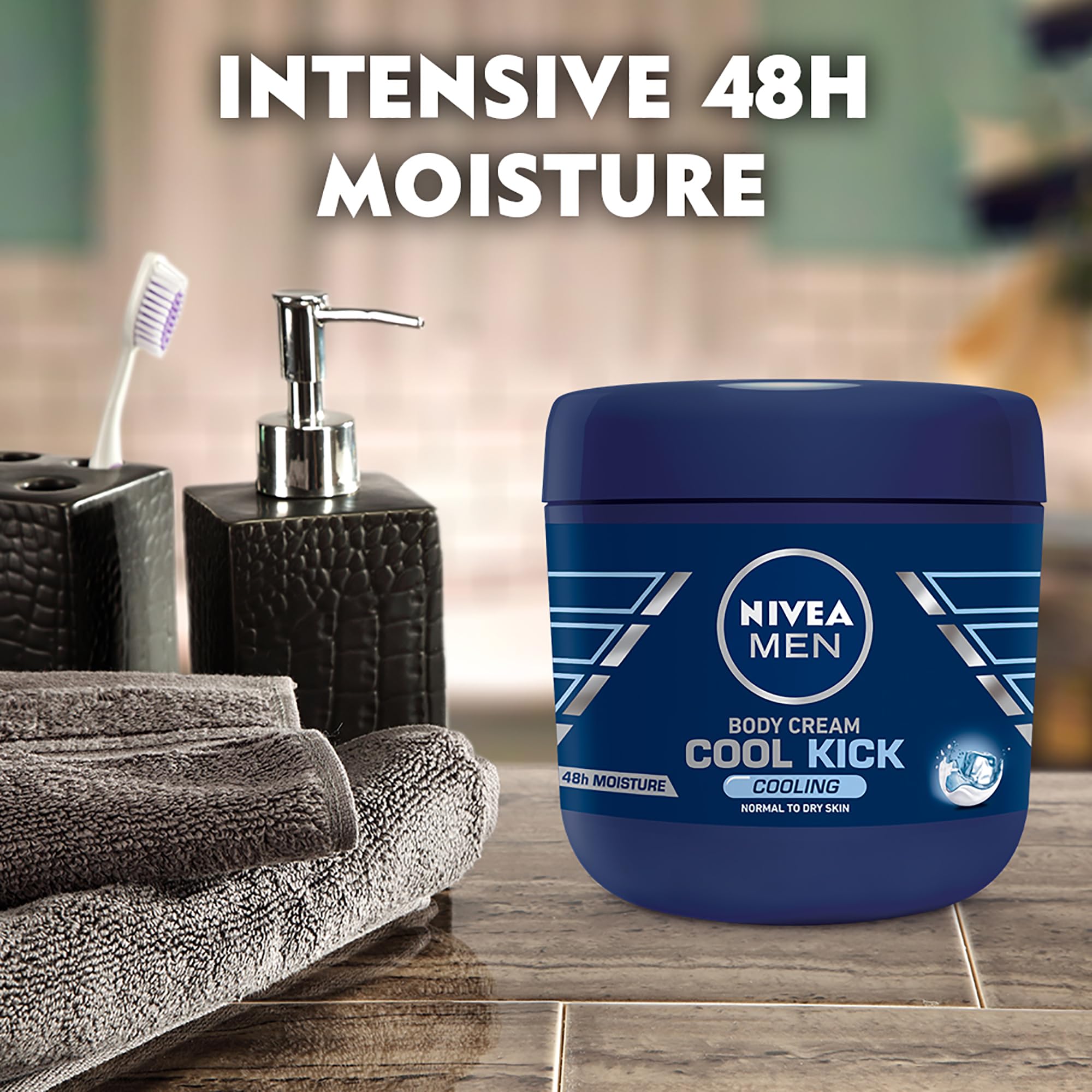 Foto 4 pulgar | Crema Corporal Nivea Men Cool Kick 400 Ml - Venta Internacional.