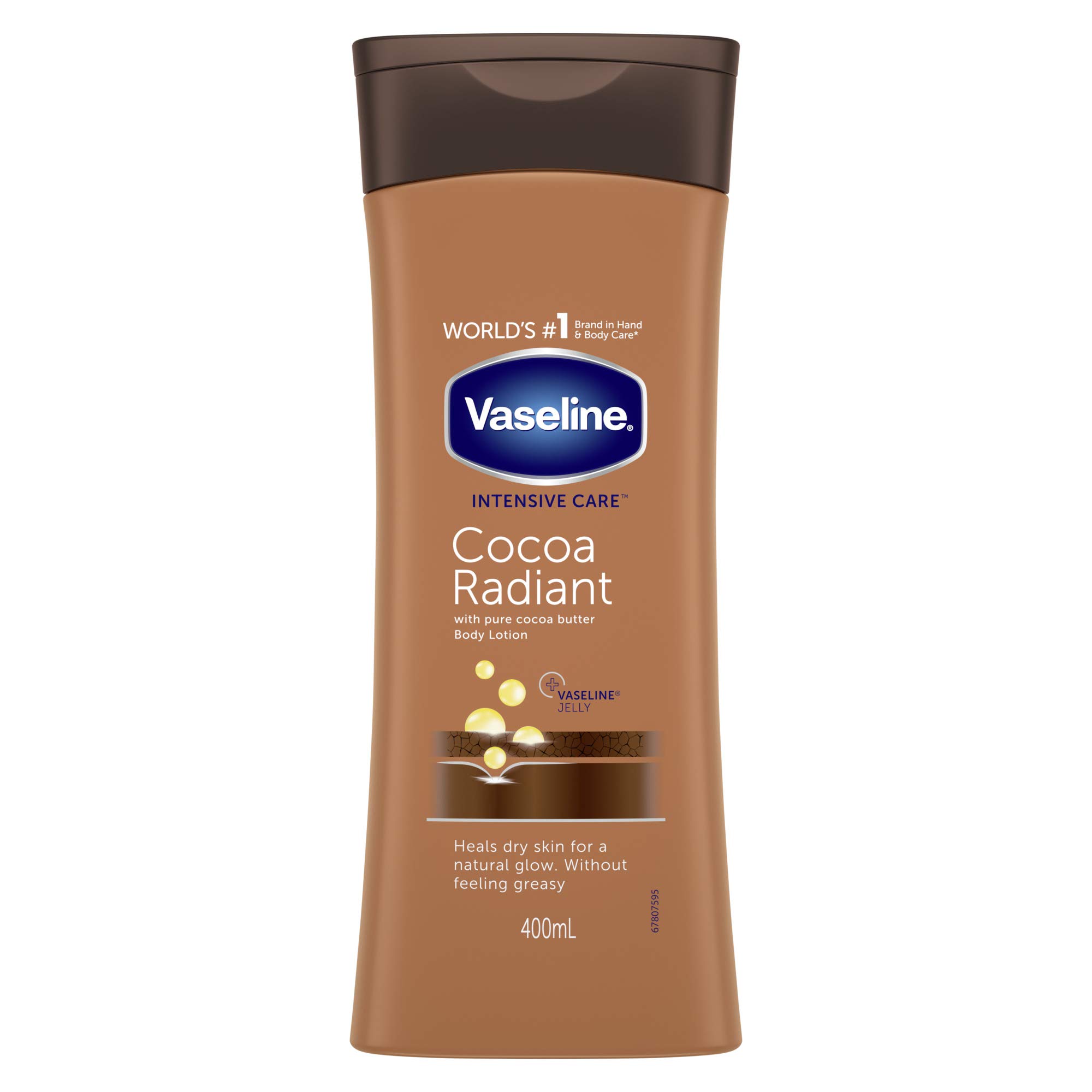 Foto 2 pulgar | Loción Corporal Vaseline Intensive Care Cocoa Radiant 400 Ml - Venta Internacional.