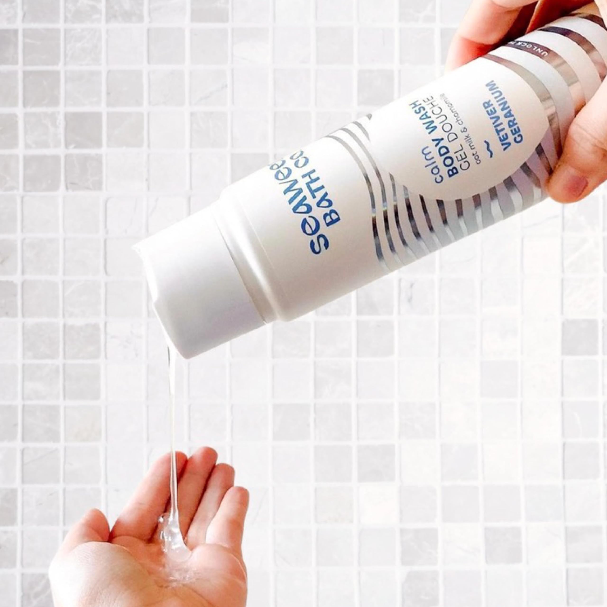 Foto 7 | Gel De Baño Seaweed Bath Co. Calm Vetiver Geranio  355 Ml - Venta Internacional.