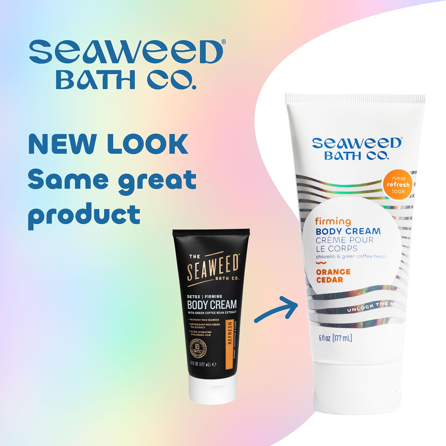 Foto 3 pulgar | Crema Corporal Seaweed Bath Co. Aroma Reafirmante A Naranja Y Cedro  180 Ml - Venta Internacional.