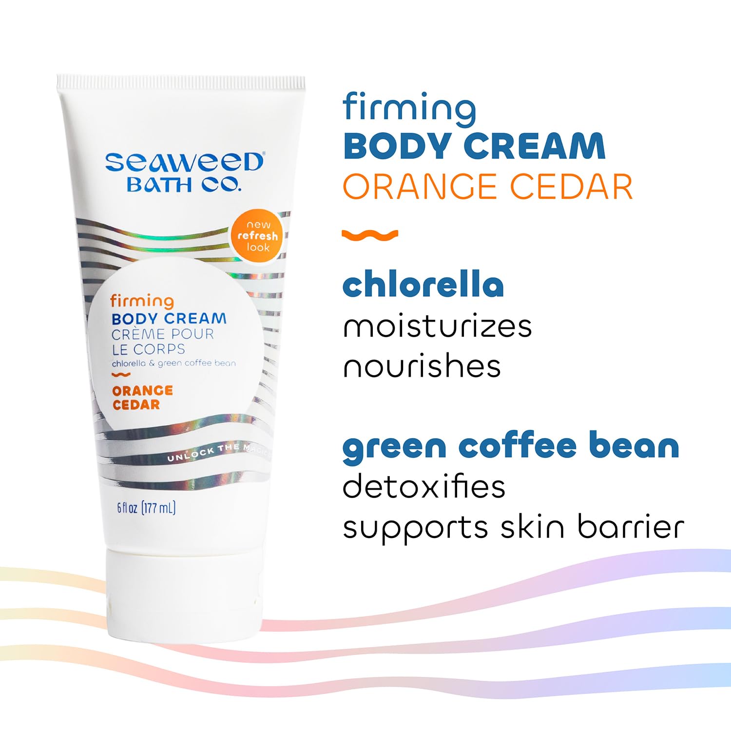 Foto 5 | Crema Corporal Seaweed Bath Co. Aroma Reafirmante A Naranja Y Cedro  180 Ml - Venta Internacional.
