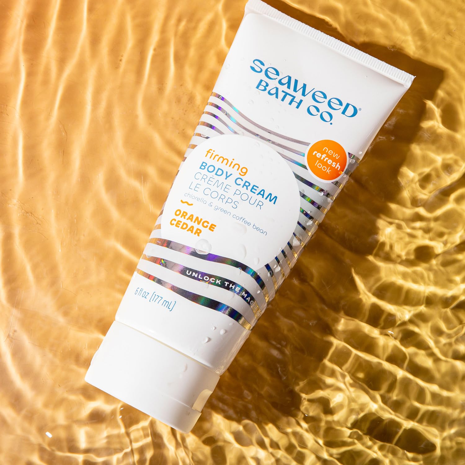 Foto 7 pulgar | Crema Corporal Seaweed Bath Co. Aroma Reafirmante A Naranja Y Cedro  180 Ml - Venta Internacional.