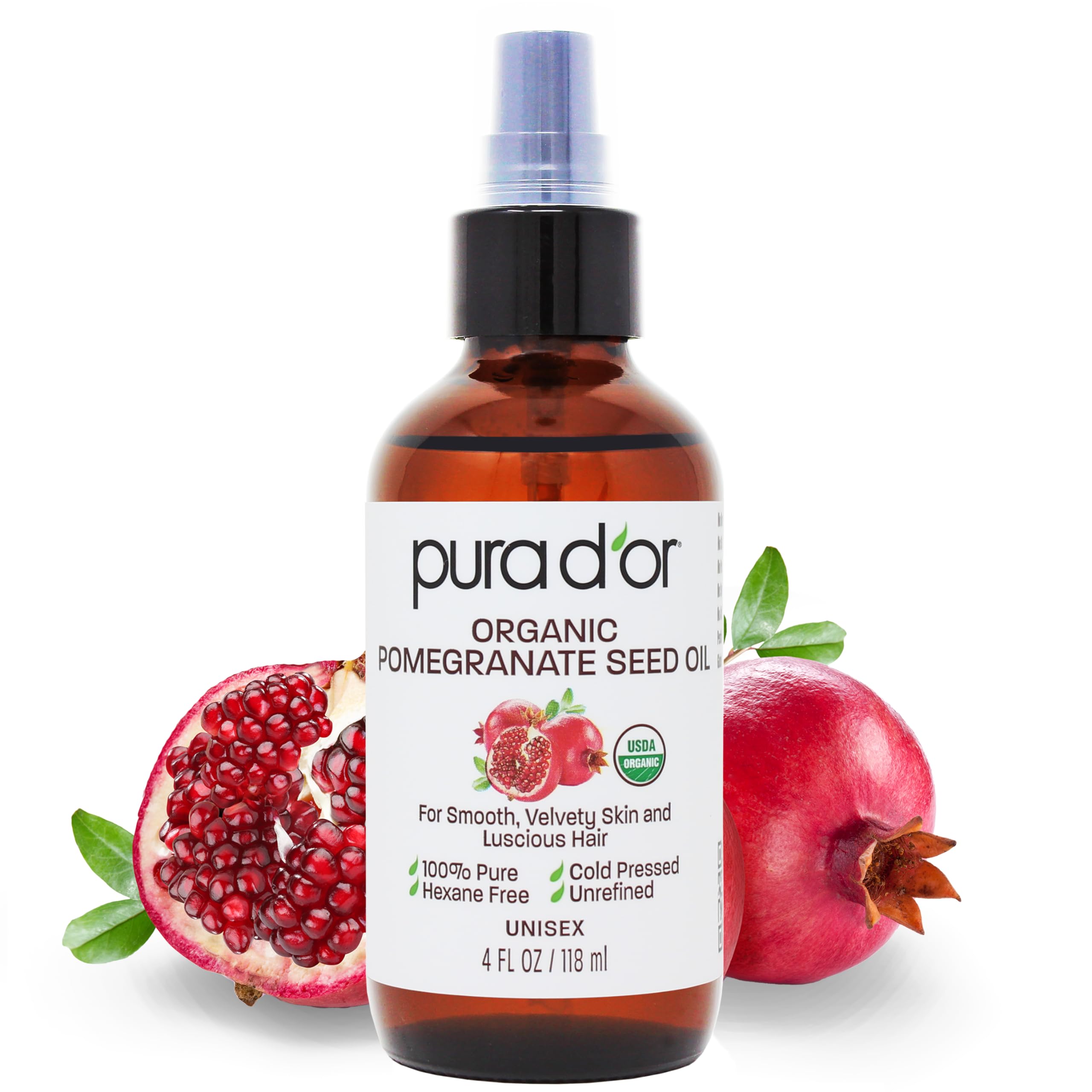 Foto 2 pulgar | Aceite De Granada Pura D'or 120 Ml 100% Puro Orgánico Usda - Venta Internacional.