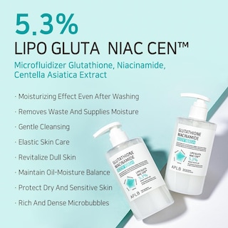 Foto 3 | Gel De Baño Aplb Lipo Gluta Niac Cen 5 3% Con Glutatión 300 Ml - Venta Internacional.