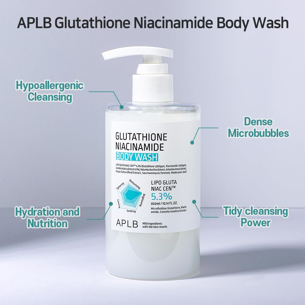 Foto 7 pulgar | Gel De Baño Aplb Lipo Gluta Niac Cen 5 3% Con Glutatión 300 Ml - Venta Internacional.