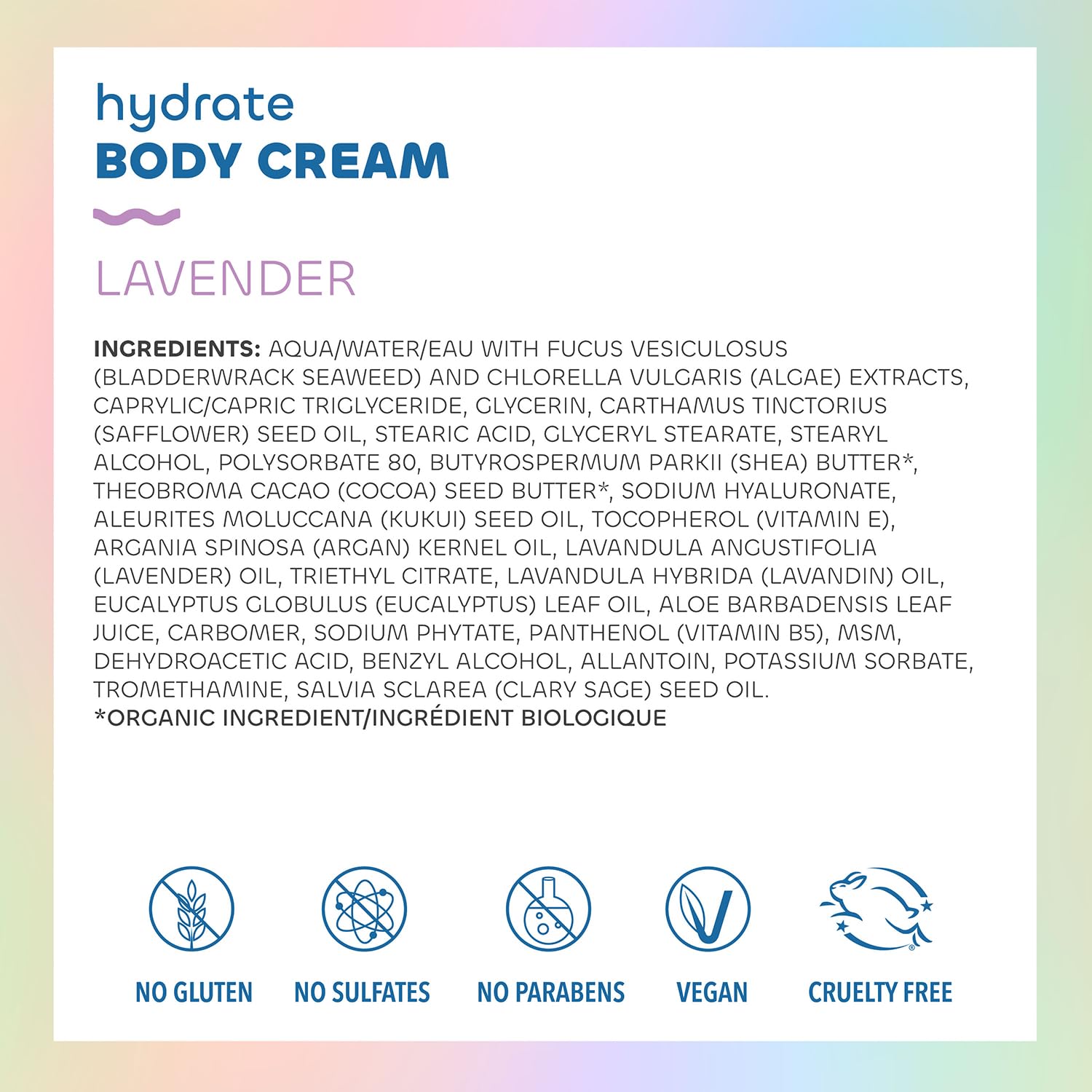 Foto 4 pulgar | Crema Corporal Seaweed Bath Co. Hidrate Lavender 180 Ml Para Piel Seca - Venta Internacional.
