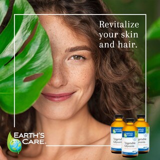 Foto 5 | Glicerina Vegetal Earth's Care 100% Pura Para La Piel Del Cabello 240 Ml - Venta Internacional.