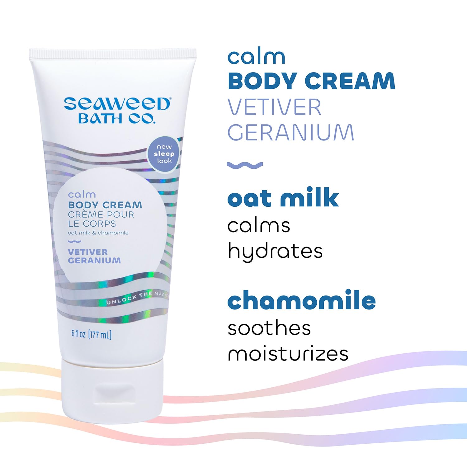 Foto 6 pulgar | Crema Corporal Seaweed Bath Co. Calm Vetiver Geranium 180 Ml - Venta Internacional.
