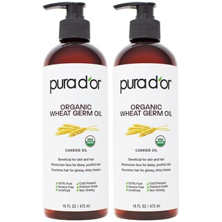 Foto 1 | Aceite De Germen De Trigo Pura D'or 100% Puro Y Natural 960 Ml X2 - Venta Internacional.