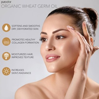 Foto 3 | Aceite De Germen De Trigo Pura D'or 100% Puro Y Natural 960 Ml X2 - Venta Internacional.