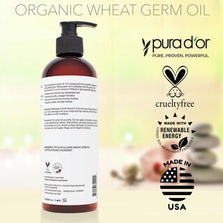 Foto 5 | Aceite De Germen De Trigo Pura D'or 100% Puro Y Natural 960 Ml X2 - Venta Internacional.