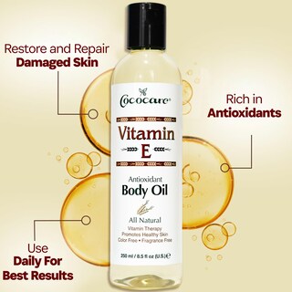 Foto 3 | Aceite Corporal Cococare Antioxidante De Vitamina E Natural 250 Ml - Venta Internacional.