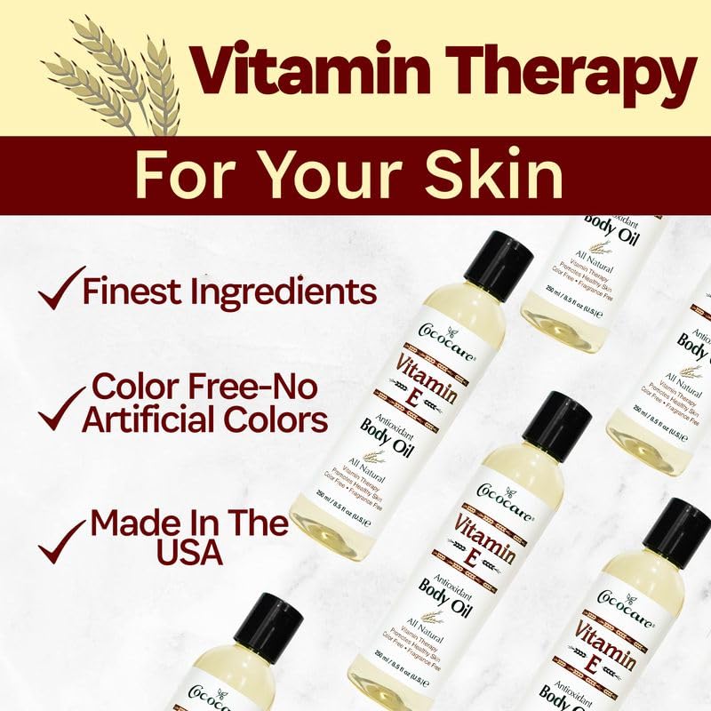 Foto 8 pulgar | Aceite Corporal Cococare Antioxidante De Vitamina E Natural 250 Ml - Venta Internacional.