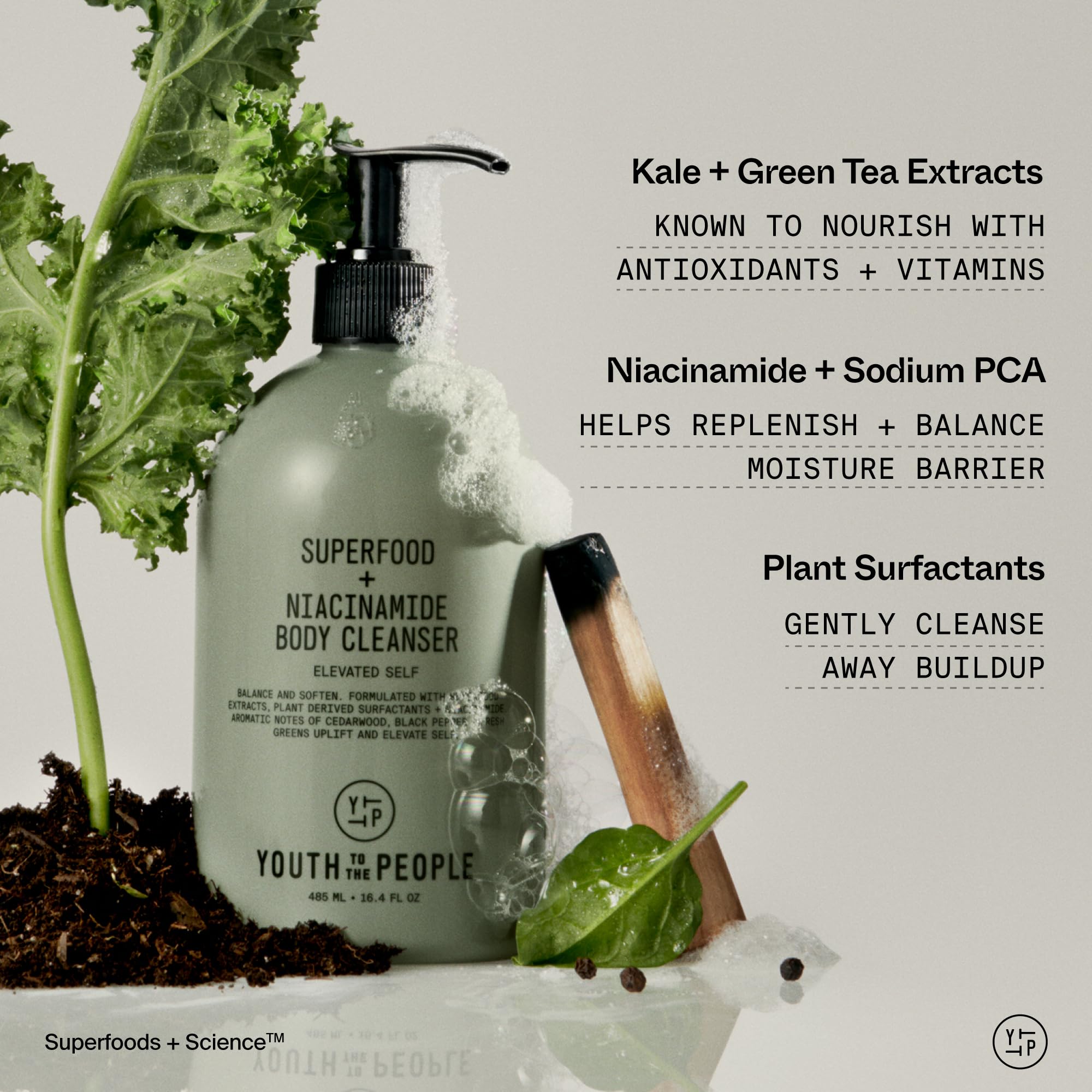 Foto 4 pulgar | Gel De Baño Youth To The People Superfood + Niacinamida 480 Ml - Venta Internacional.