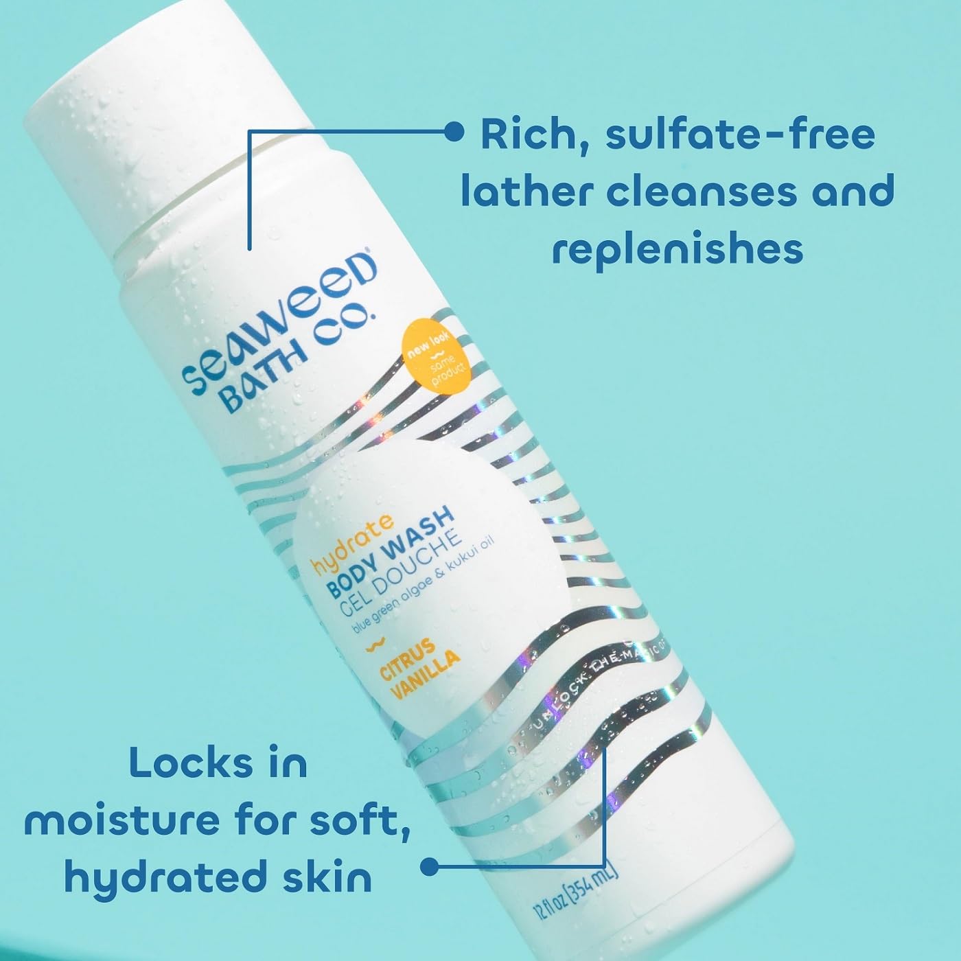 Foto 5 pulgar | Gel De Baño Seaweed Bath Co. Hydrate Citrus Vanilla  355 Ml - Venta Internacional.