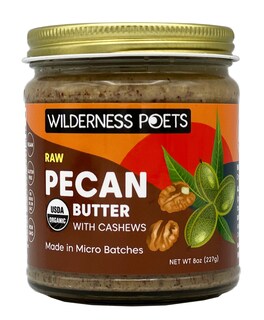 Foto 1 | Frasco De Vidrio Orgánico Crudo De 240 Ml Con Mantequilla De Pecan Wilderness Poets - Venta Internacional.