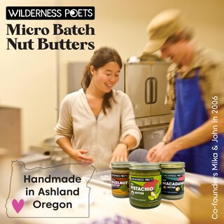 Foto 3 | Frasco De Vidrio Orgánico Crudo De 240 Ml Con Mantequilla De Pecan Wilderness Poets - Venta Internacional.