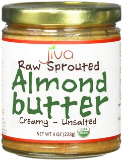 Foto 1 | Mantequilla De Almendras Jiva Organics Raw Sprouted Organic Tarro De 240 Ml - Venta Internacional.