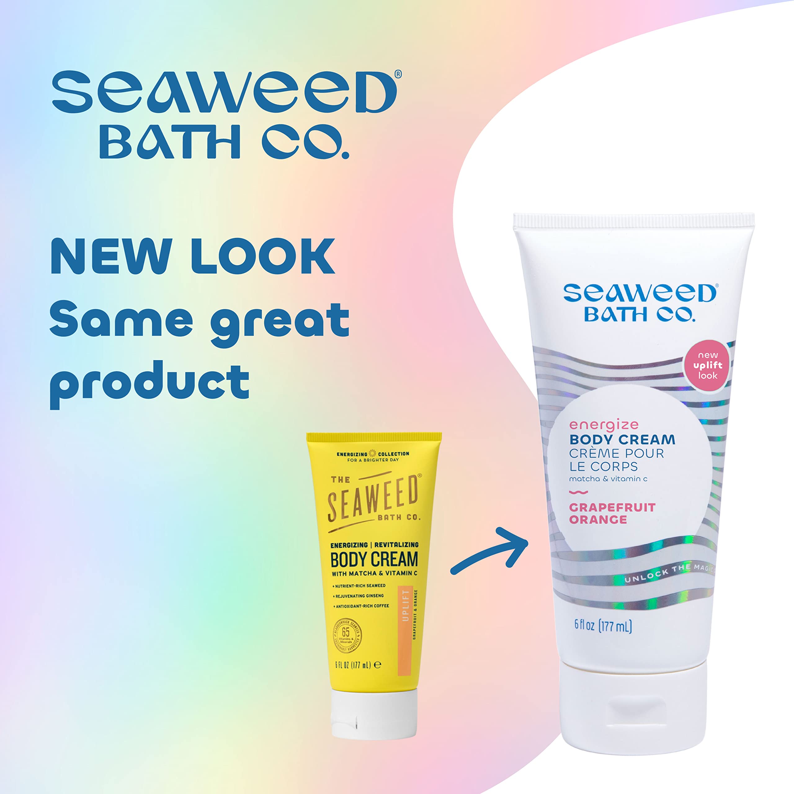 Foto 3 pulgar | Crema Corporal Seaweed Bath Co. Energize  Pomelo Y Naranja  180 Ml - Venta Internacional.