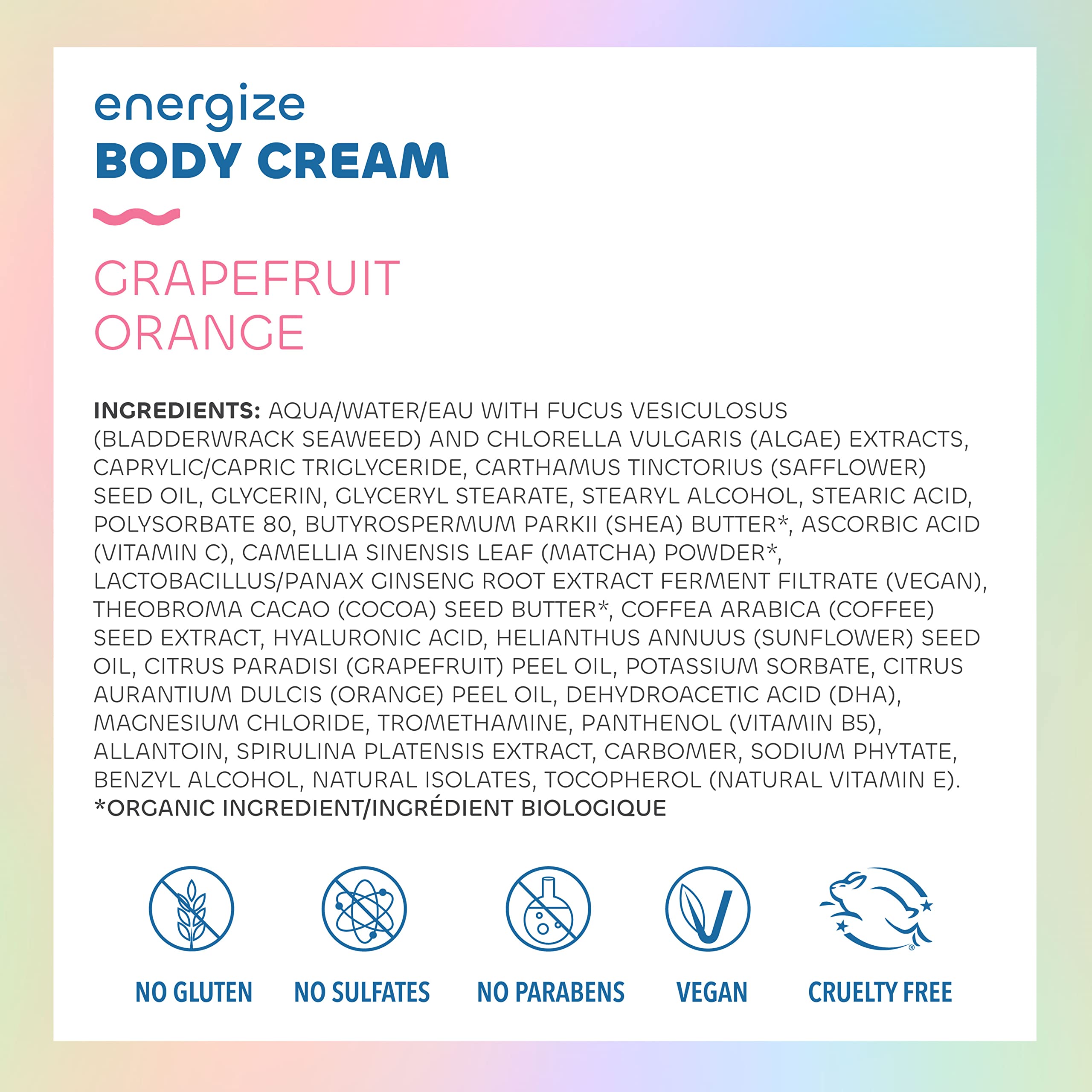 Foto 3 | Crema Corporal Seaweed Bath Co. Energize  Pomelo Y Naranja  180 Ml - Venta Internacional.