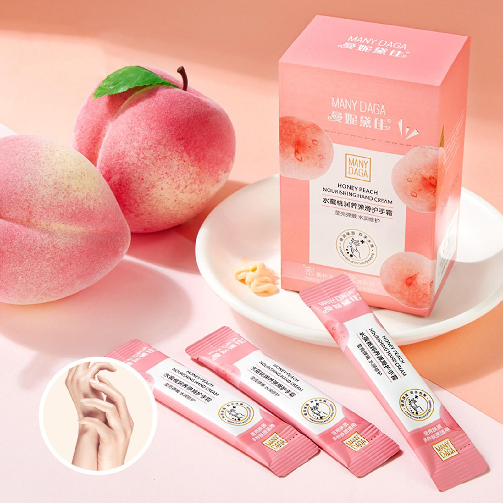 Crema De Manos Huoguo Peach  Hidratante  Elástica  Anticongelante  30 Ml - Venta Internacional.