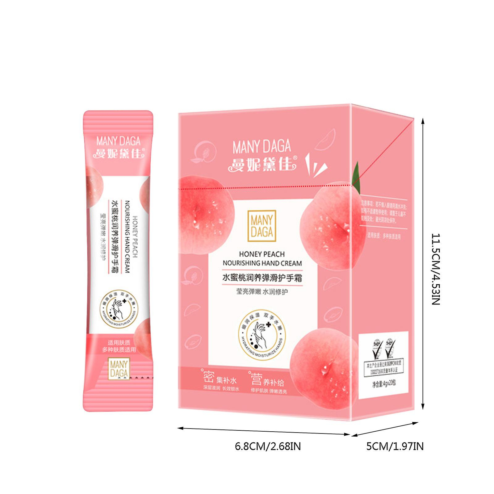 Foto 5 pulgar | Crema De Manos Huoguo Peach  Hidratante  Elástica  Anticongelante  30 Ml - Venta Internacional.