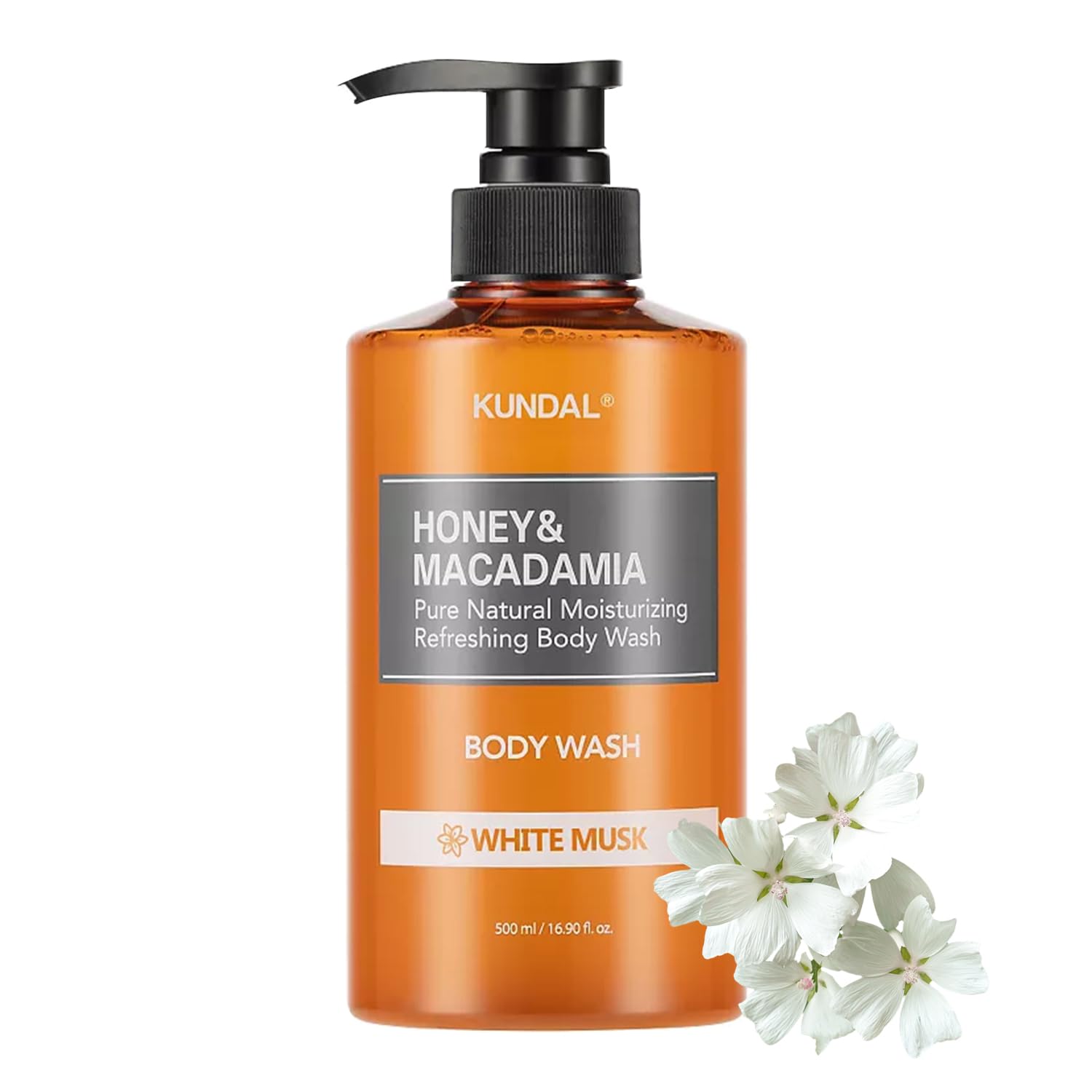 Gel De Baño Kundal Nature Con Miel Y Macadamia  500 Ml  Nutrición Profunda - Venta Internacional.
