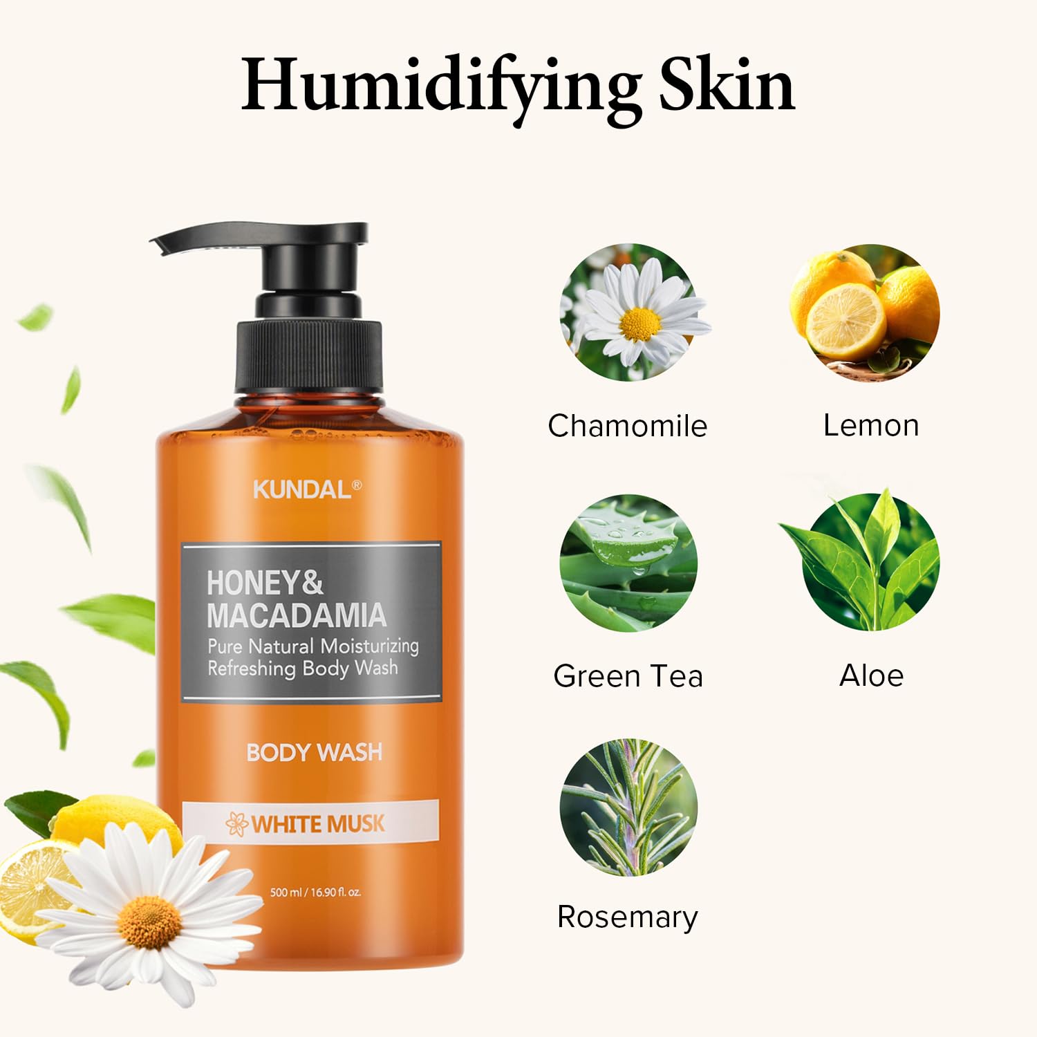 Foto 3 pulgar | Gel De Baño Kundal Nature Con Miel Y Macadamia  500 Ml  Nutrición Profunda - Venta Internacional.