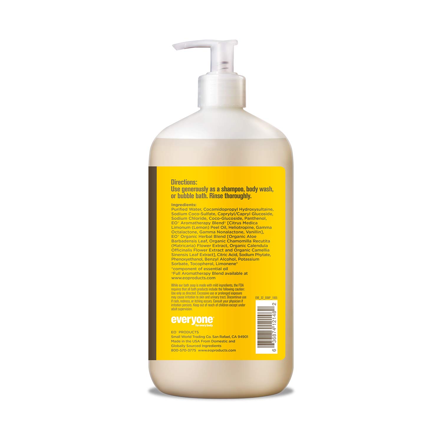 Foto 3 pulgar | Gel De Baño 3 En 1 Con Jabón Para Todos Los Cuerpos  Champú  960 Ml - Venta Internacional.