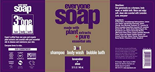 Foto 3 pulgar | Champú Y Gel De Baño 3 En 1 Soap Everyone For Every Body  960 Ml - Venta Internacional.