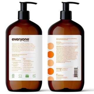 Foto 2 | Loción Para Manos Y Cuerpo Para Todos Nutritiva 960 Ml Menta Cítrica - Venta Internacional.