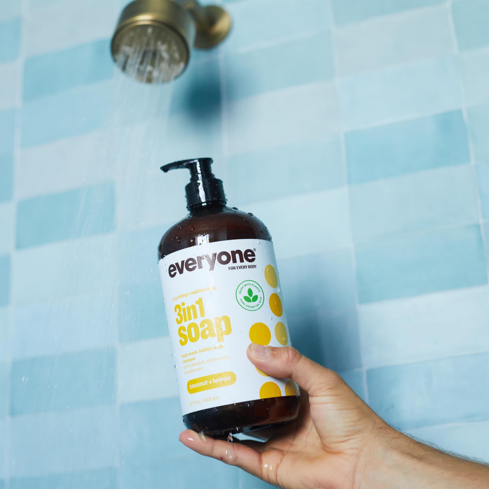 Foto 4 pulgar | Jabón  Gel De Baño  Baño De Burbujas  Champú Everyone 3 En 1  960 Ml - Venta Internacional.