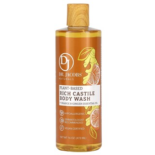 Foto 1 | Gel De Baño Dr. Jacobs Naturals Rich Castle Orange & Ginger 473 Ml - Venta Internacional.
