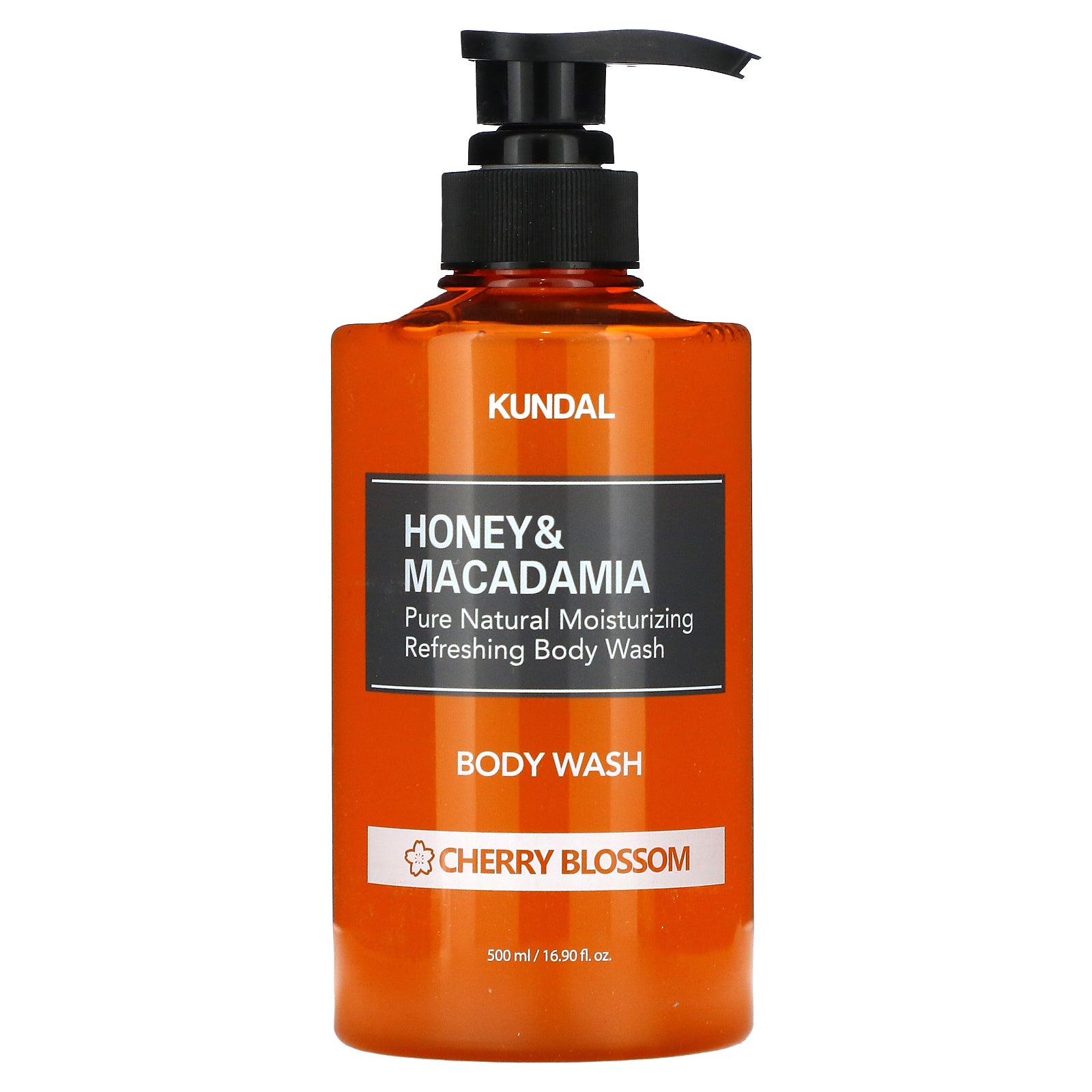Gel De Baño Kundal Con Miel Y Flor De Cerezo De Macadamia  500 Ml - Venta Internacional.