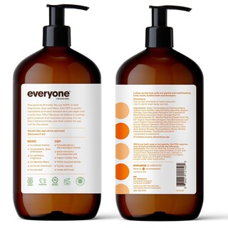 Foto 2 | Jabón Gel De Baño Baño De Burbujas Champú Everyone 3 En 1 960 Ml - Venta Internacional.