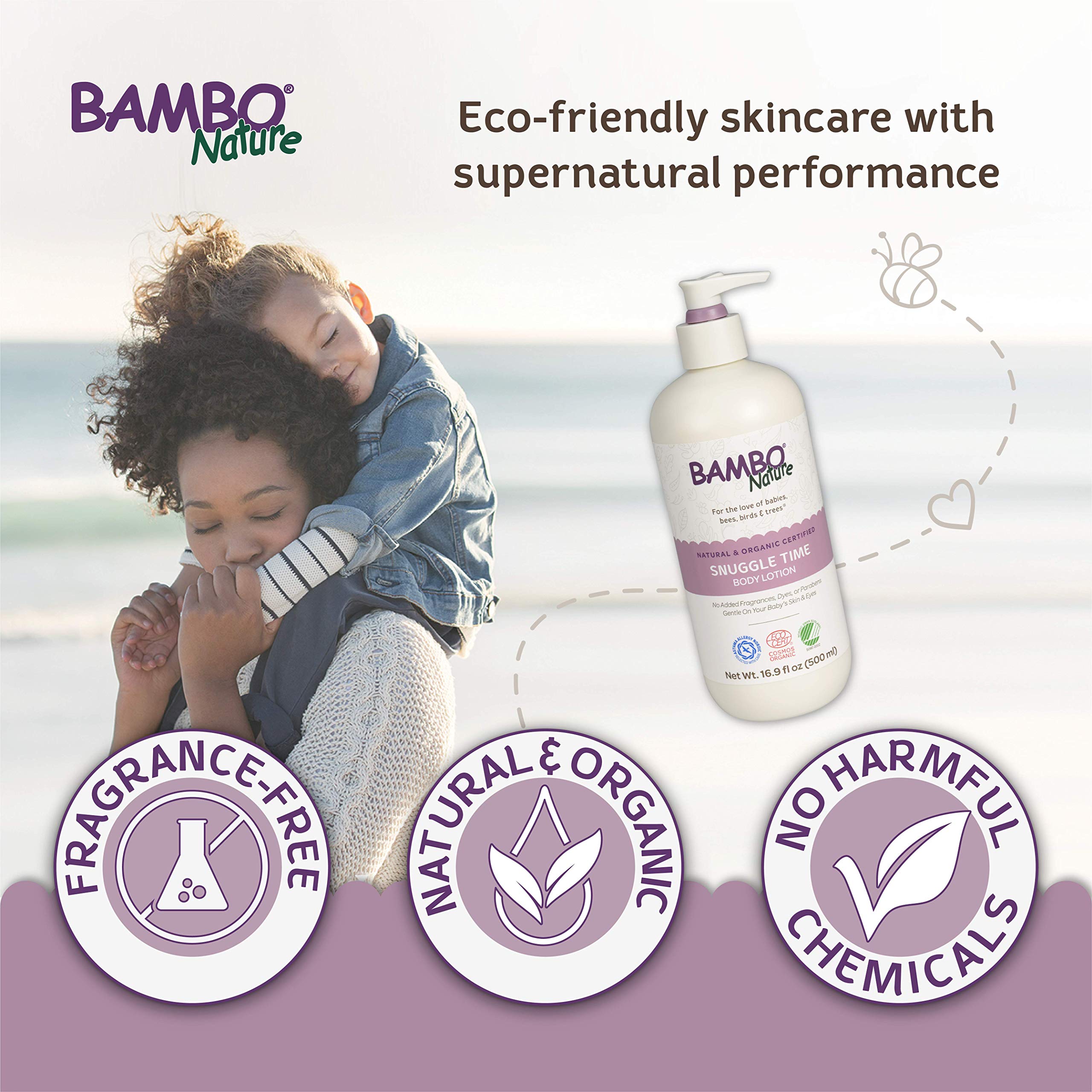 Foto 2 | Loción Corporal Bambo Nature Snuggle Time  500 Ml (paquete De 6) - Venta Internacional.