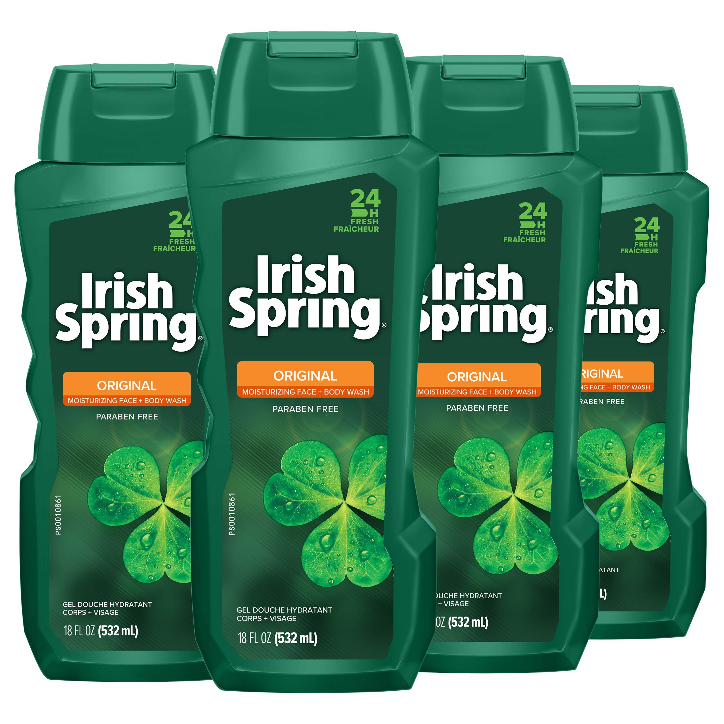 Foto 2 pulgar | Gel De Baño Colgate Irish Spring Original Para Hombre  532 Ml (paquete De 4) - Venta Internacional.