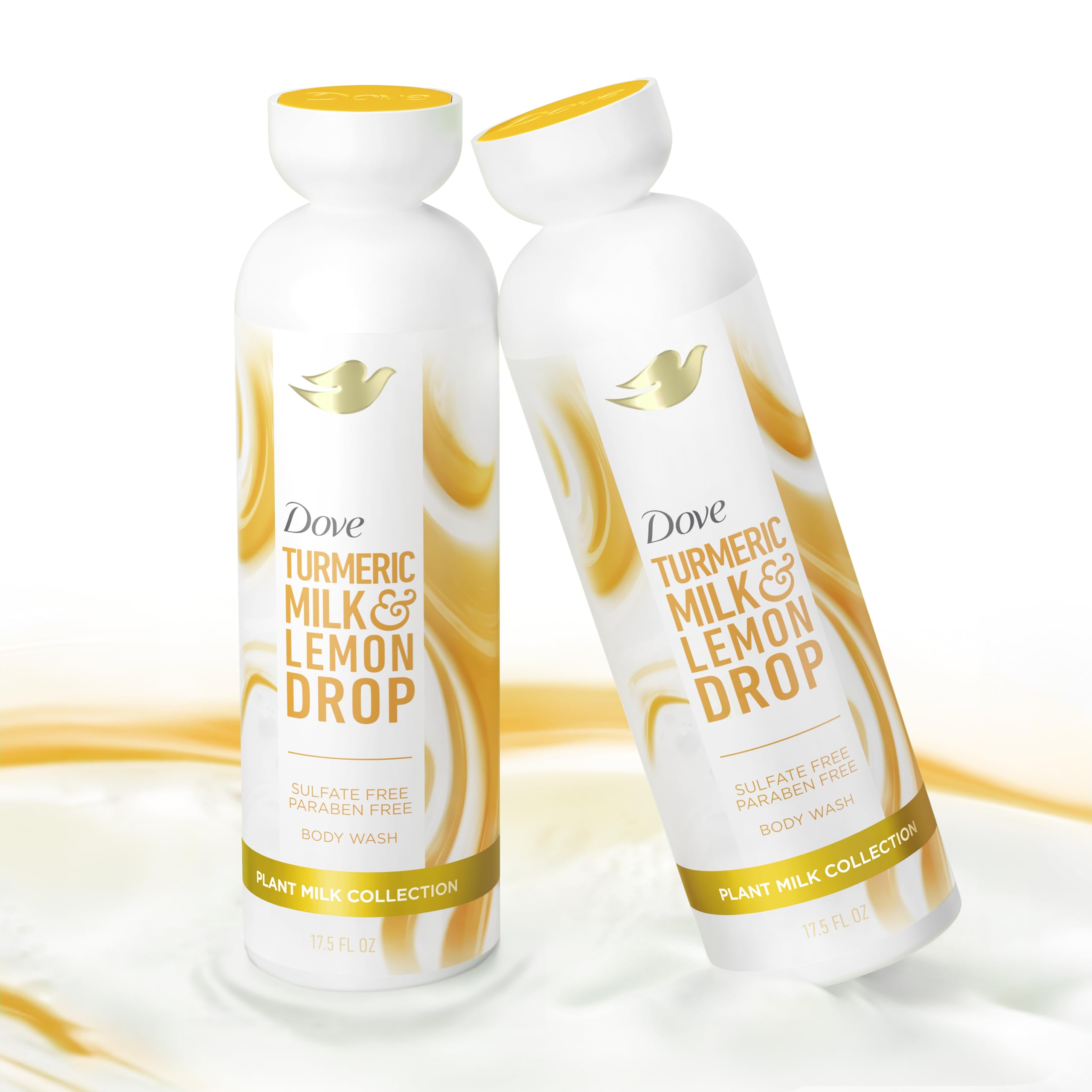 Foto 5 pulgar | Gel De Baño Dove Plant Milk  Cúrcuma Y Limón  500 Ml - Venta Internacional.