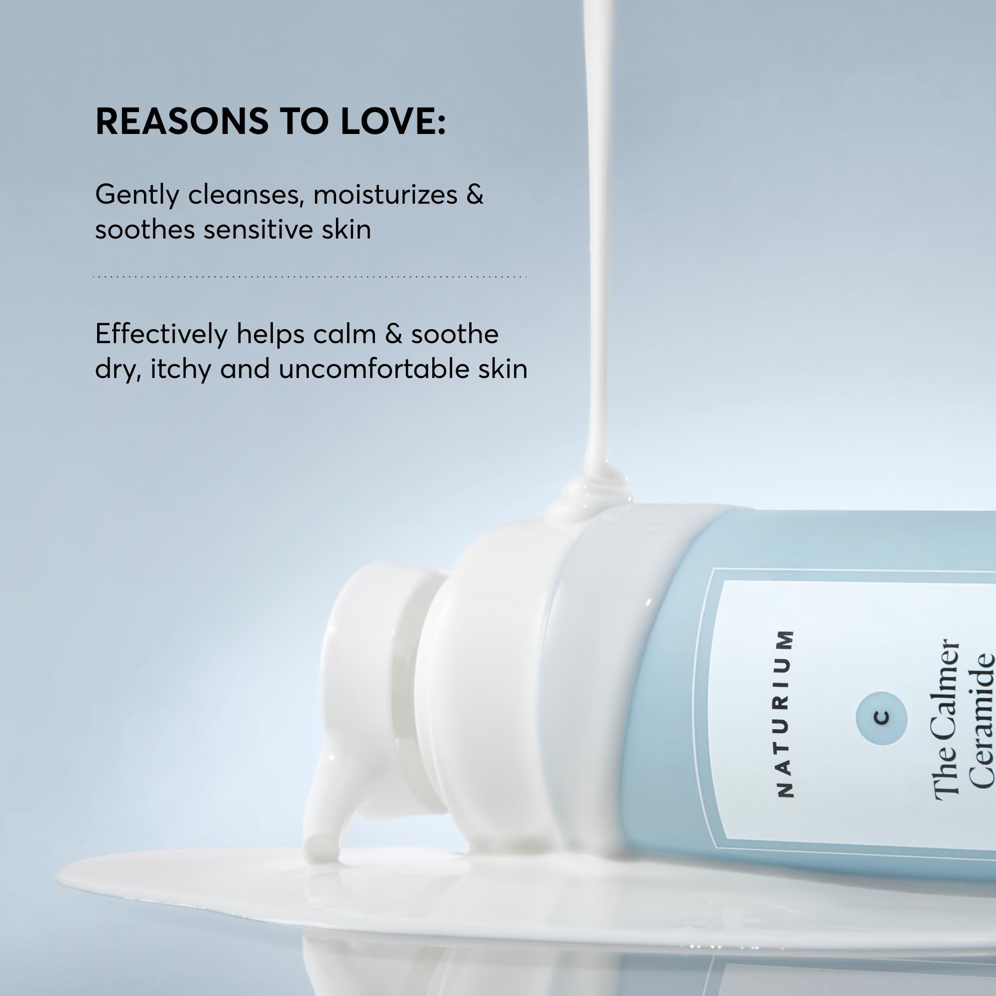 Foto 2 | Gel De Baño Naturium The Calmer Ceramide  500 Ml  Sin Fragancia - Venta Internacional.
