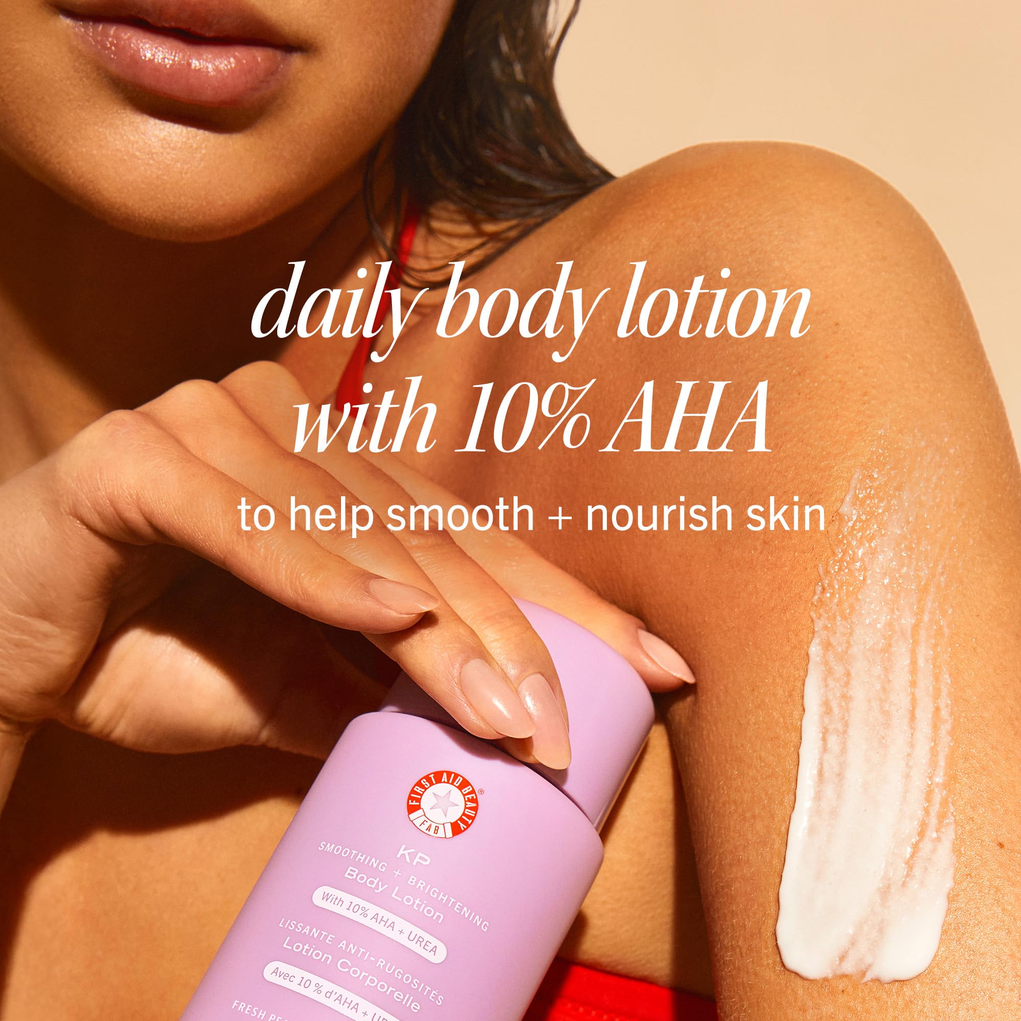 Foto 3 pulgar | Loción Corporal First Aid Beauty Kp Smoothing + Brightening 200 Ml - Venta Internacional.