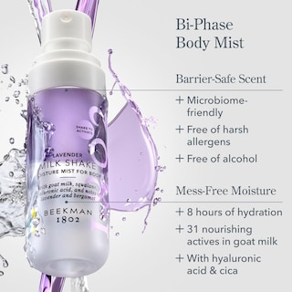 Foto 3 | Batido De Leche De Lavanda Body Mist Beekman 1802 60 Ml Con Ácido Hialurónico Y Aceite De Jojoba - Venta Internacio