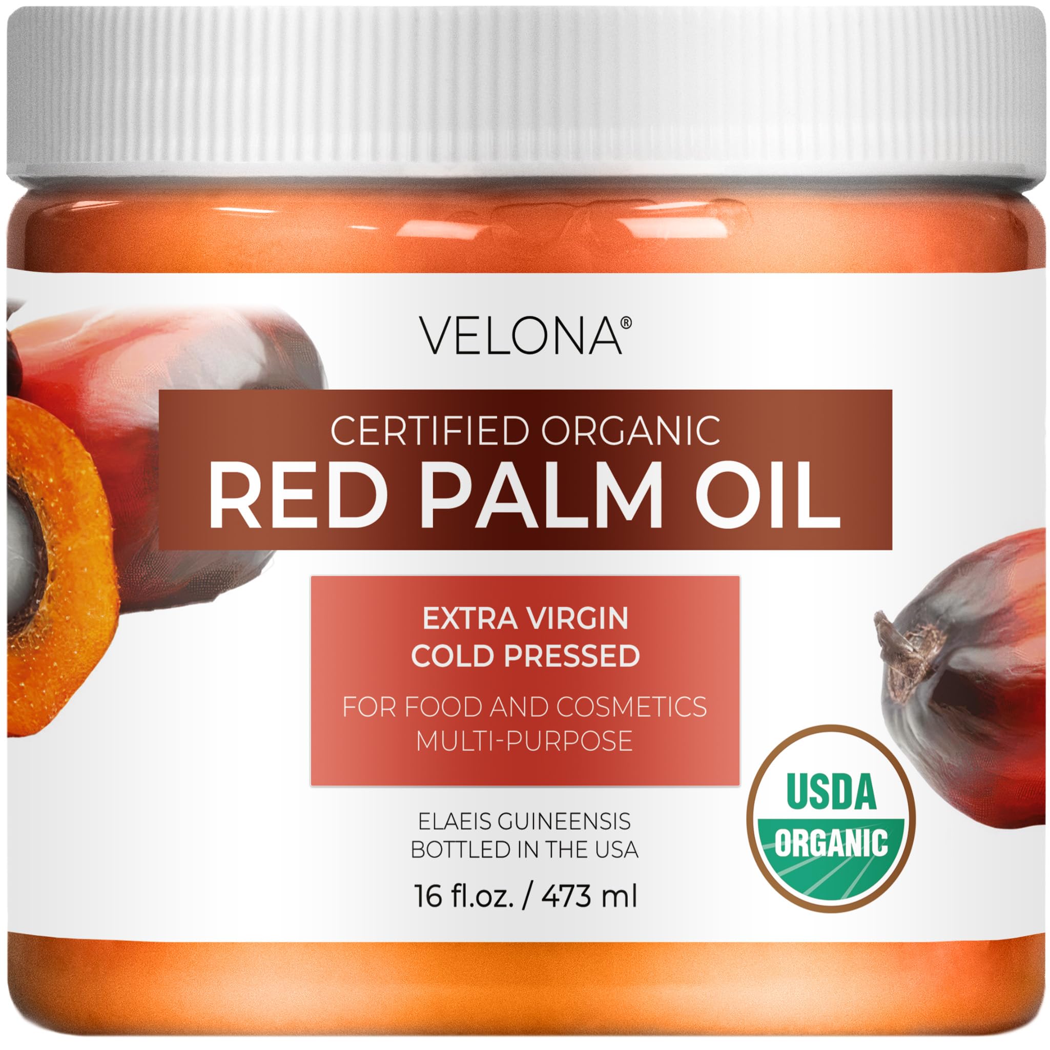 Foto 2 pulgar | Aceite De Palma Roja Velona  Orgánico Usda  473 Ml  De Grado Alimenticio Y Cosmético - Venta Internacional.