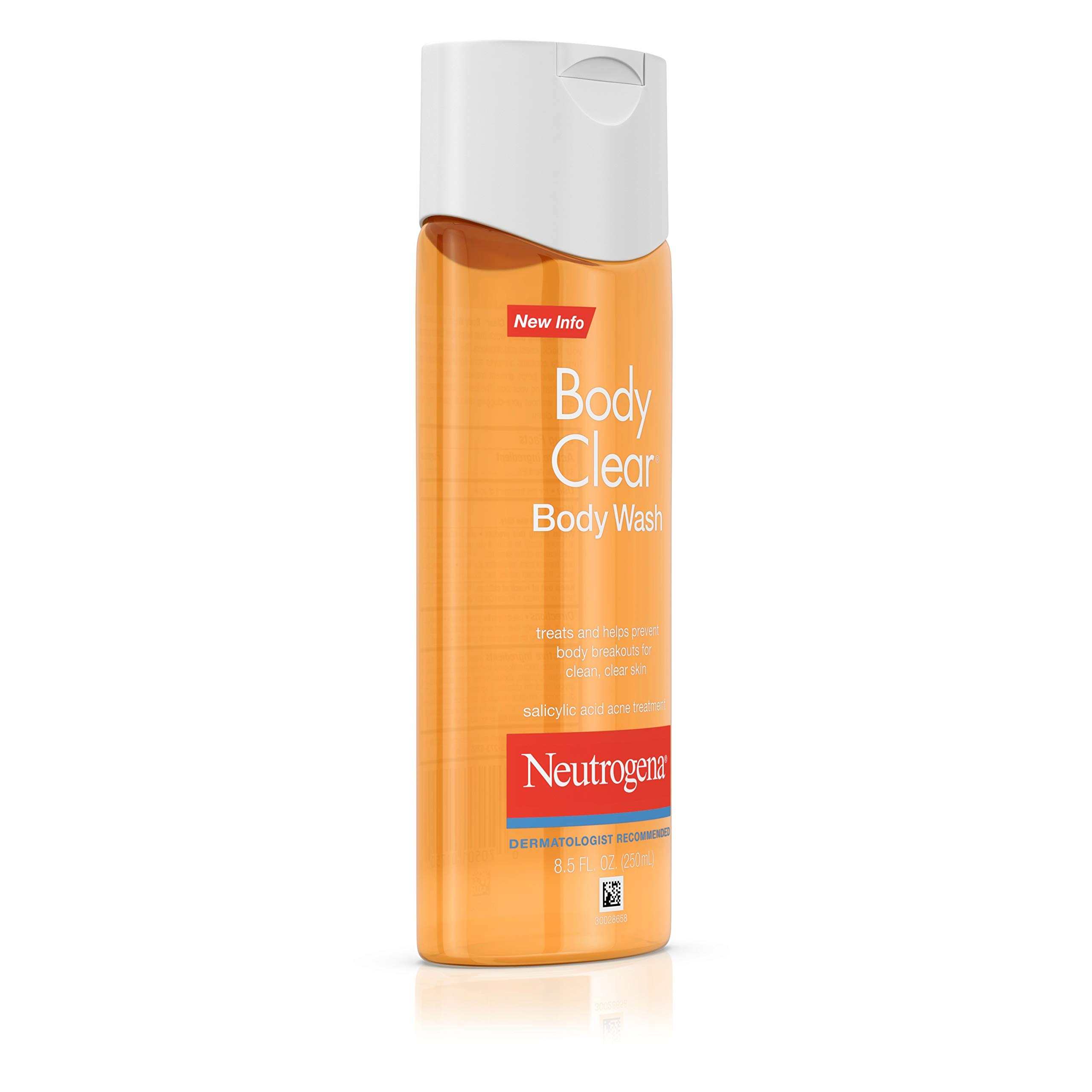 Foto 4 pulgar | Gel De Baño Neutrogena Body Clear 250 Ml Con Ácido Salicílico - Venta Internacional.