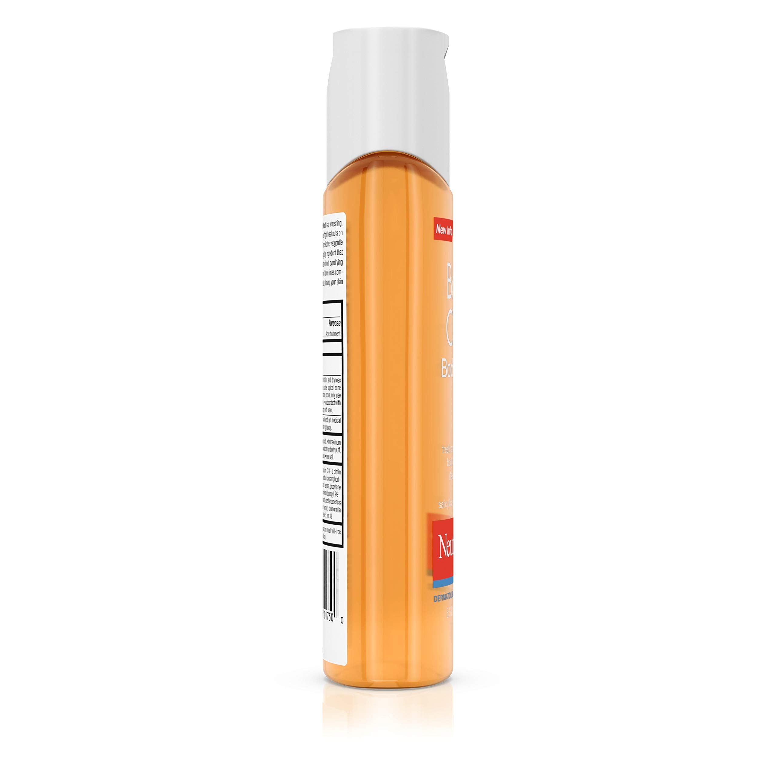 Foto 5 pulgar | Gel De Baño Neutrogena Body Clear 250 Ml Con Ácido Salicílico - Venta Internacional.