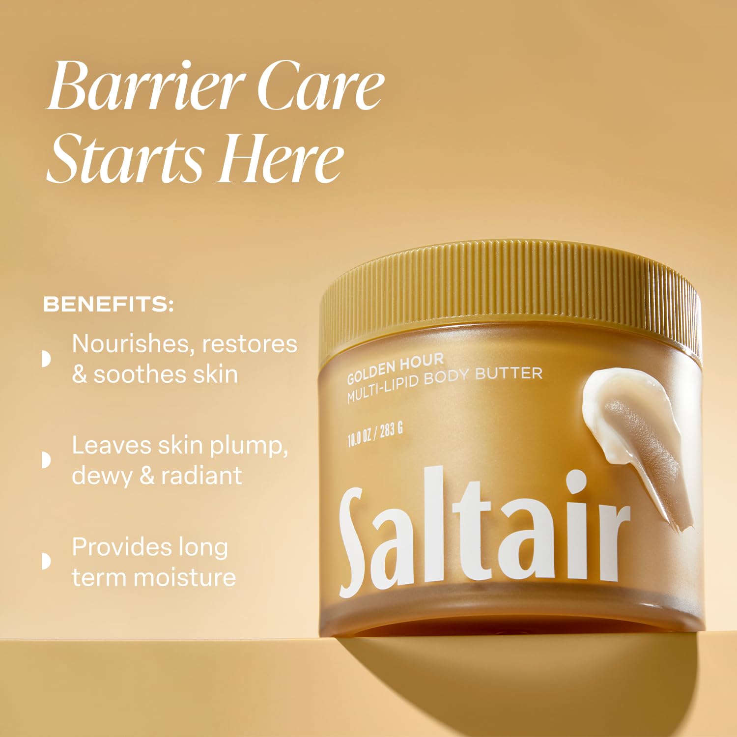 Foto 3 pulgar | Manteca Corporal Saltair Multi-lipid Golden Hour En Tarro De 300 Ml - Venta Internacional.