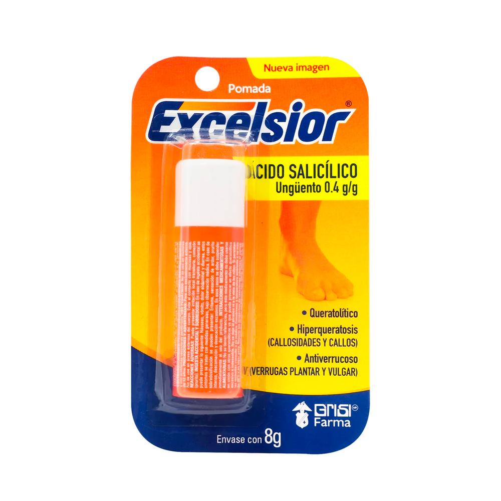 Foto 4 pulgar | Ungüento Excelsior Ácido Salicílico 8 gr