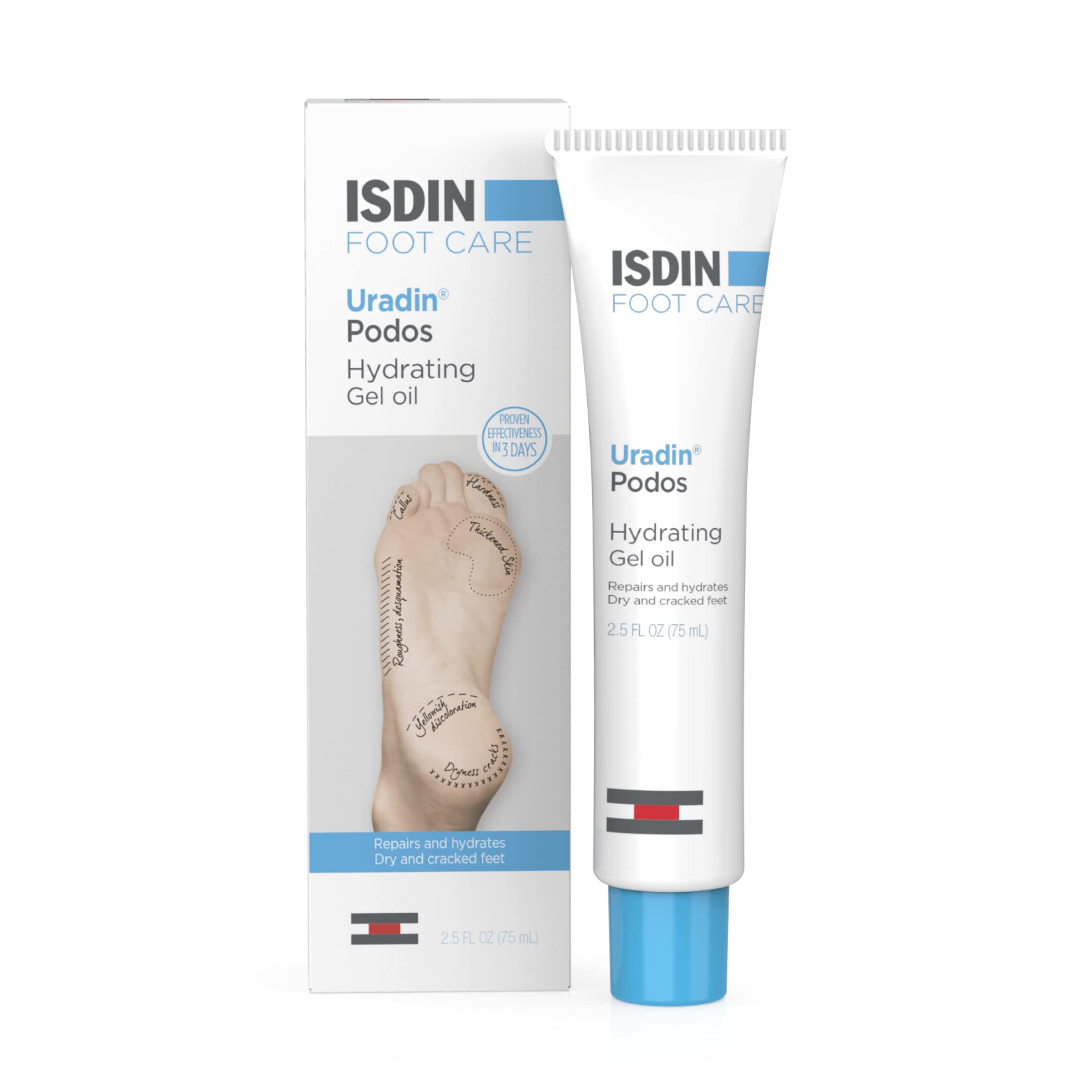 Foto 2 pulgar | Crema para Cuidado de Pies Isdin Uradin Podos en Gel 75 ml con 10% Urea - Venta Internacional