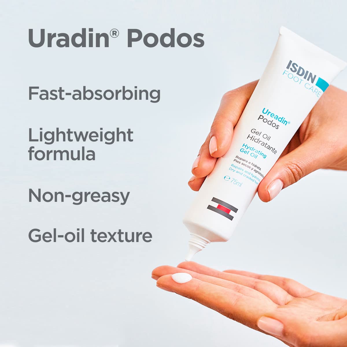 Foto 5 pulgar | Crema para Cuidado de Pies Isdin Uradin Podos en Gel 75 ml con 10% Urea - Venta Internacional