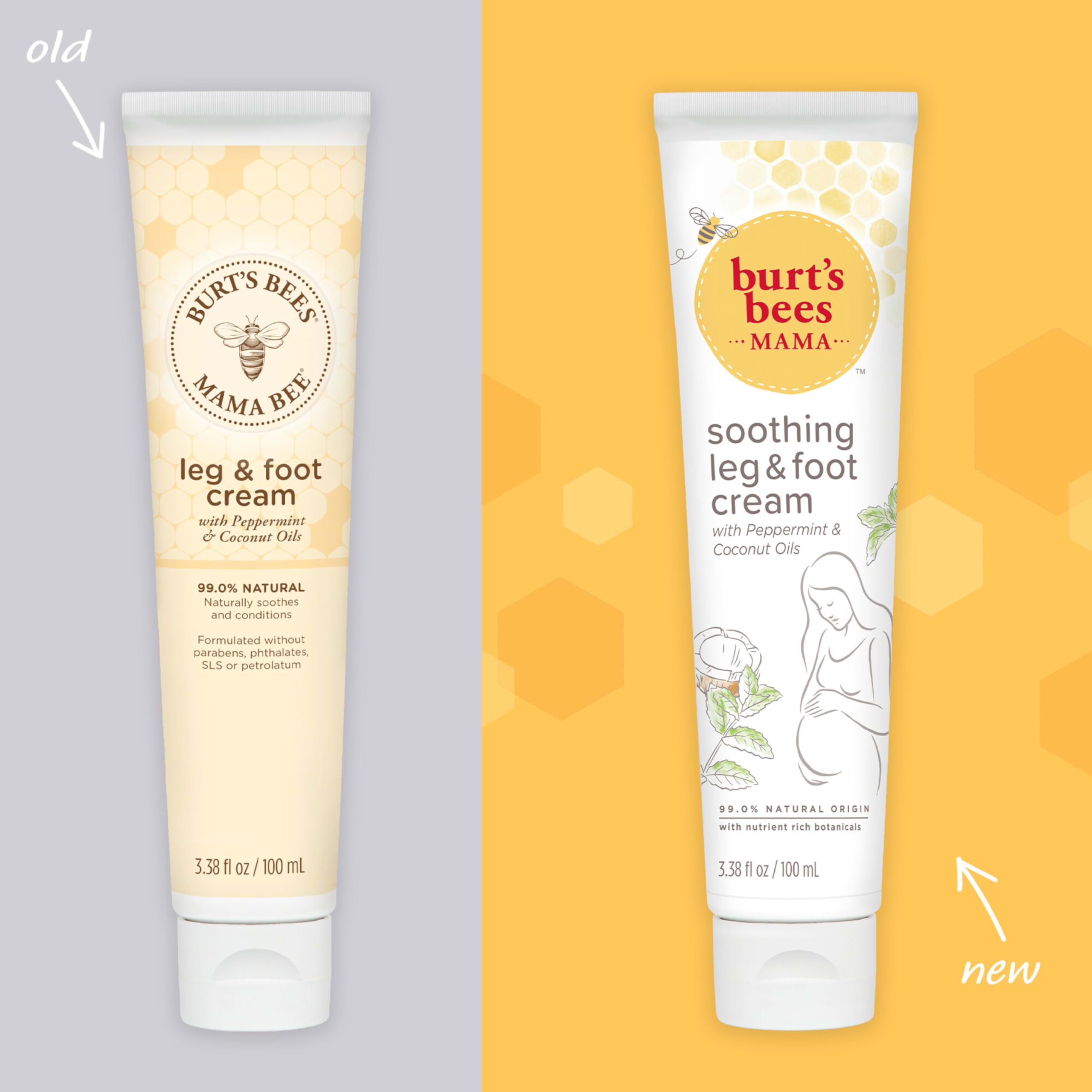 Foto 3 pulgar | Crema Burt's Bees Mama Bee Para Piernas Y Pies, 100 Ml - Venta Internacional.